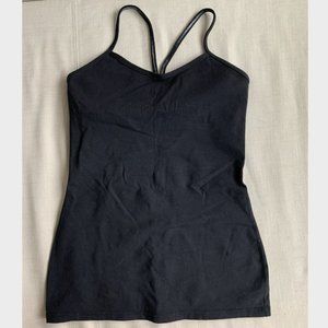 Lululemon Black Power Y Tank